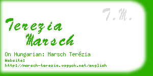 terezia marsch business card